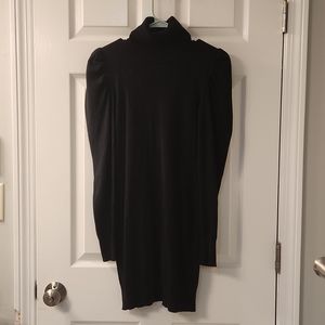 Black Turtleneck Sweater Dress